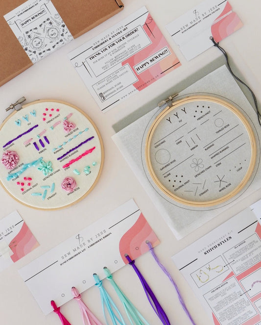 Ribbon Embroidery Kit