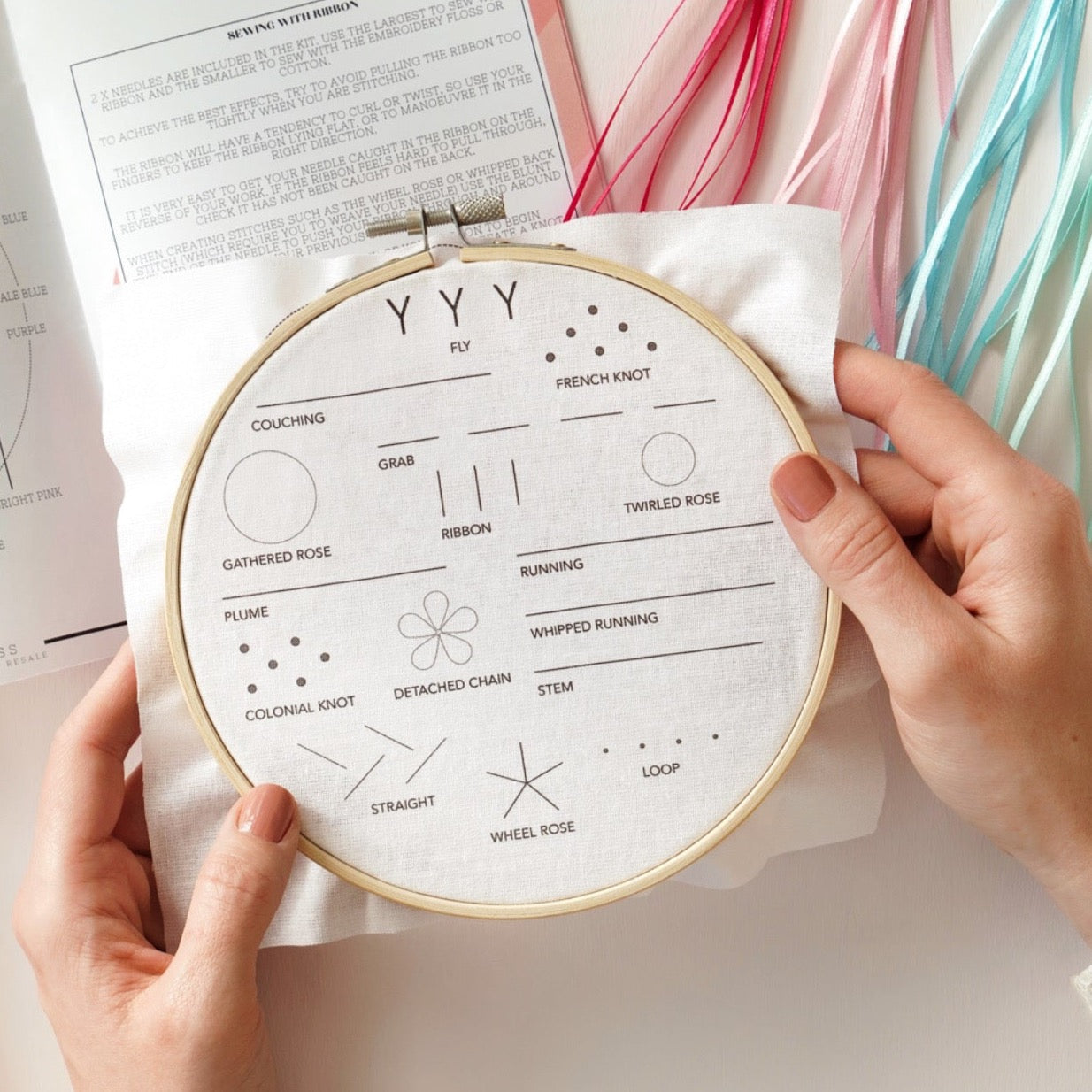 Ribbon Embroidery Kit
