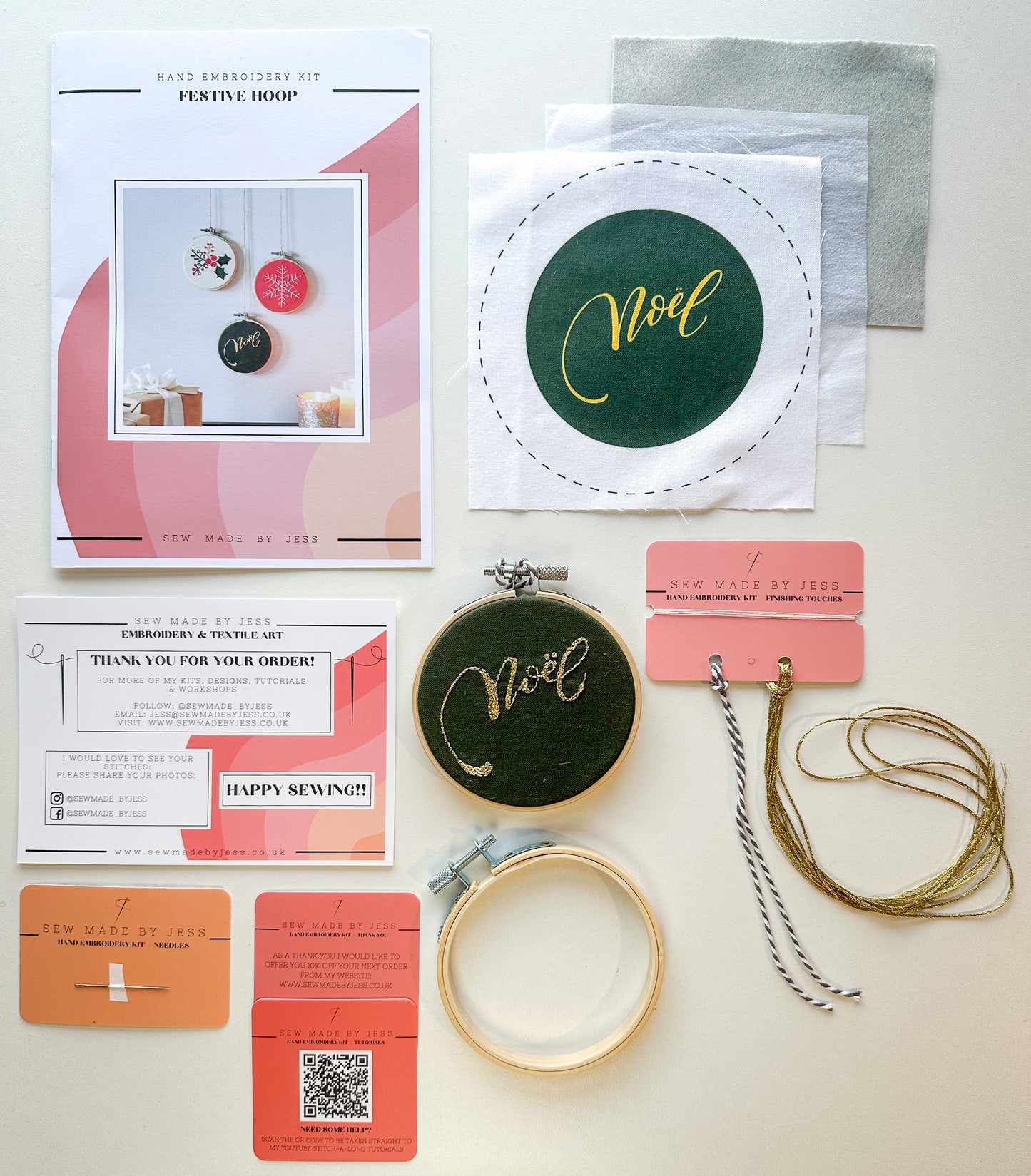 Noel Embroidery Kit