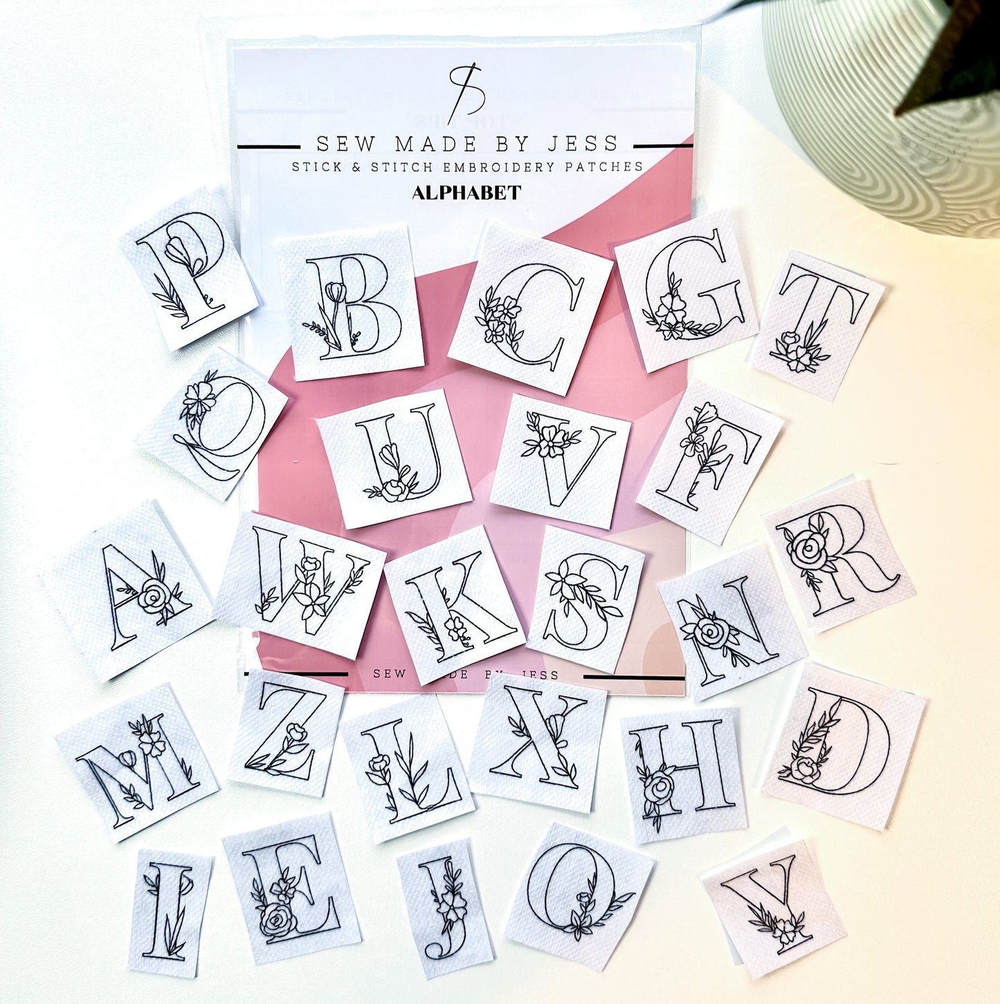 Alphabet Stick & Stitch Pack