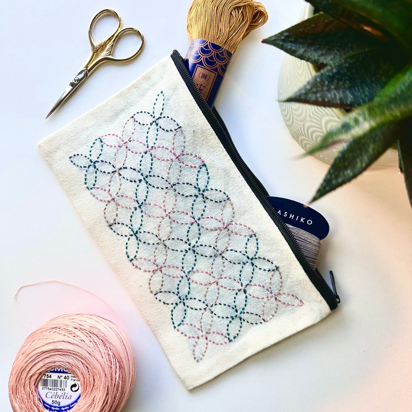 Sashiko Purse Kit