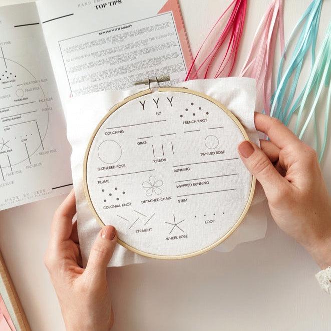 PDF Ribbon Embroidery Pattern