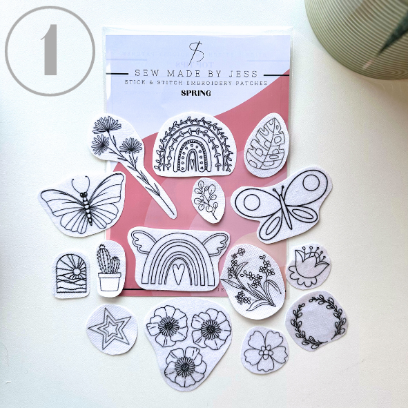 The 4 Seasons - Stick and Stitch Patches