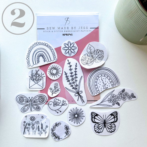 The 4 Seasons - Stick and Stitch Patches