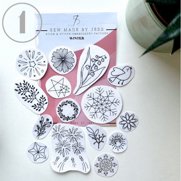 The 4 Seasons - Stick and Stitch Patches