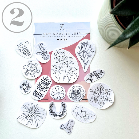 The 4 Seasons - Stick and Stitch Patches