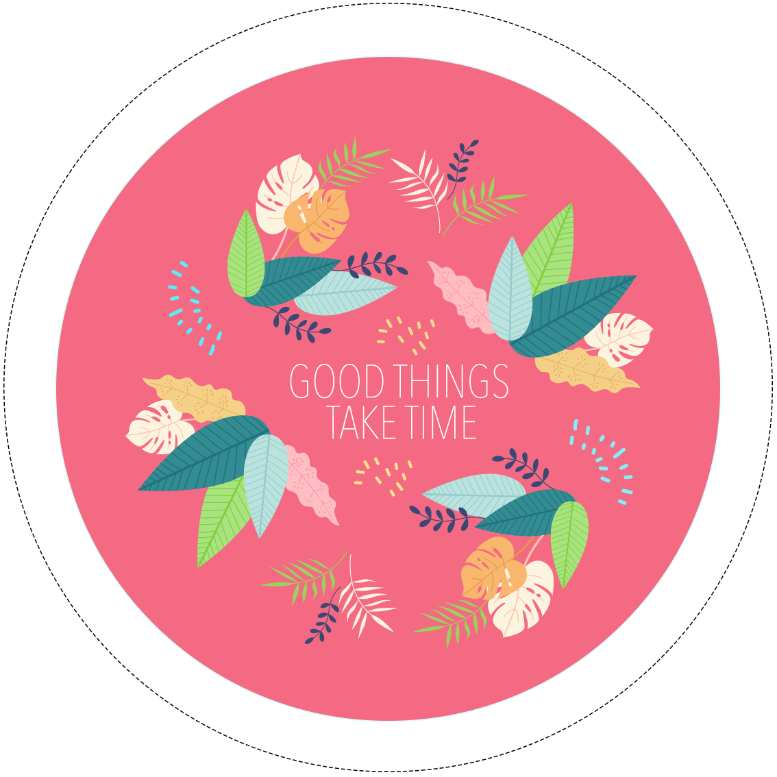 Good Things Take Time - Hand Embroidery Kit