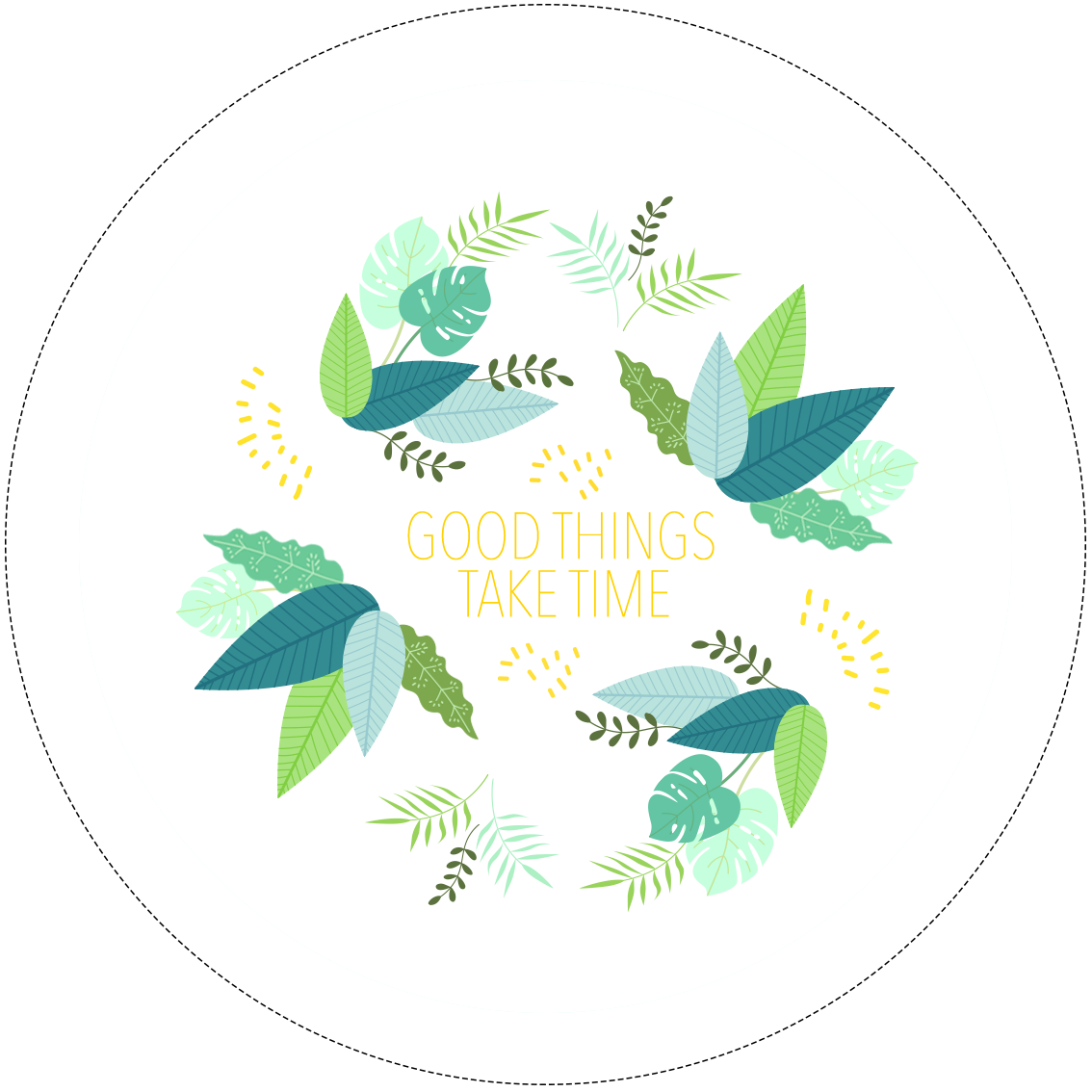Good Things Take Time - Hand Embroidery Kit