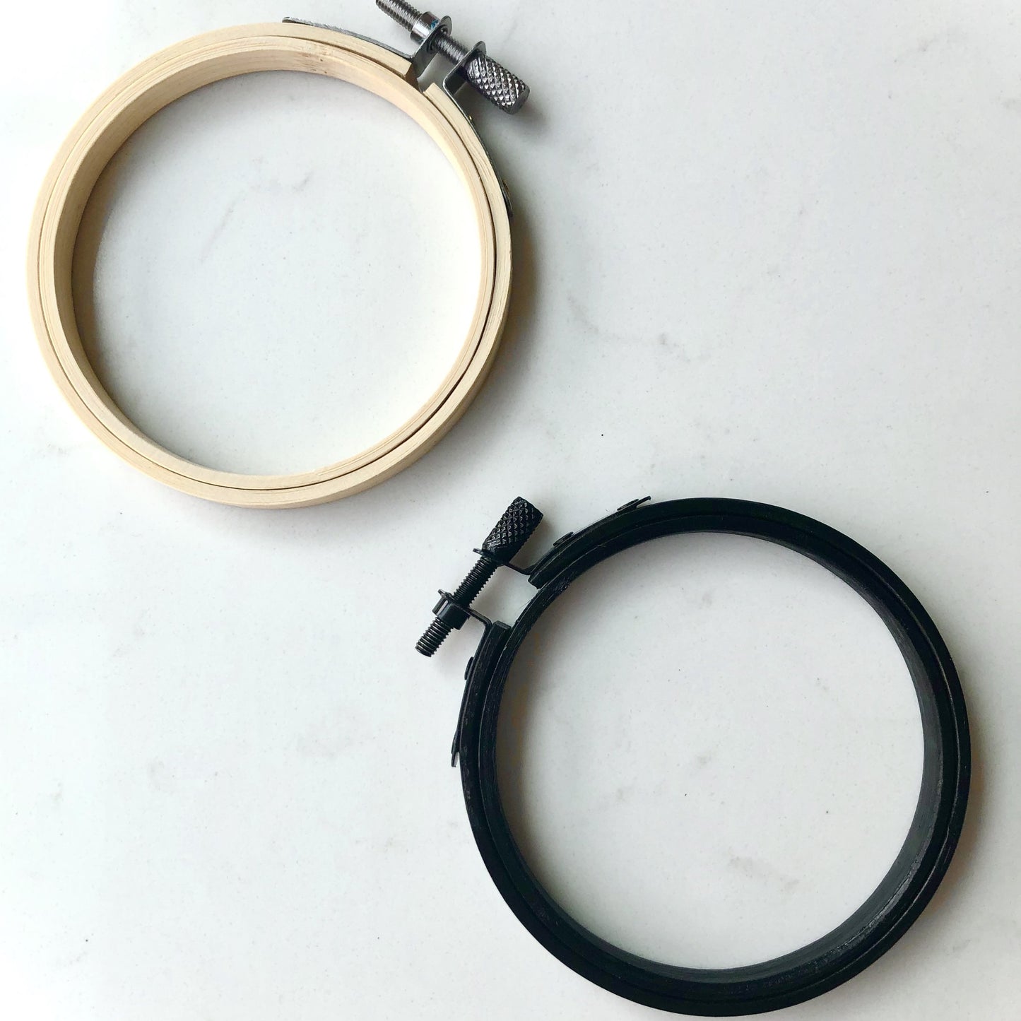 Black Embroidery Hoop