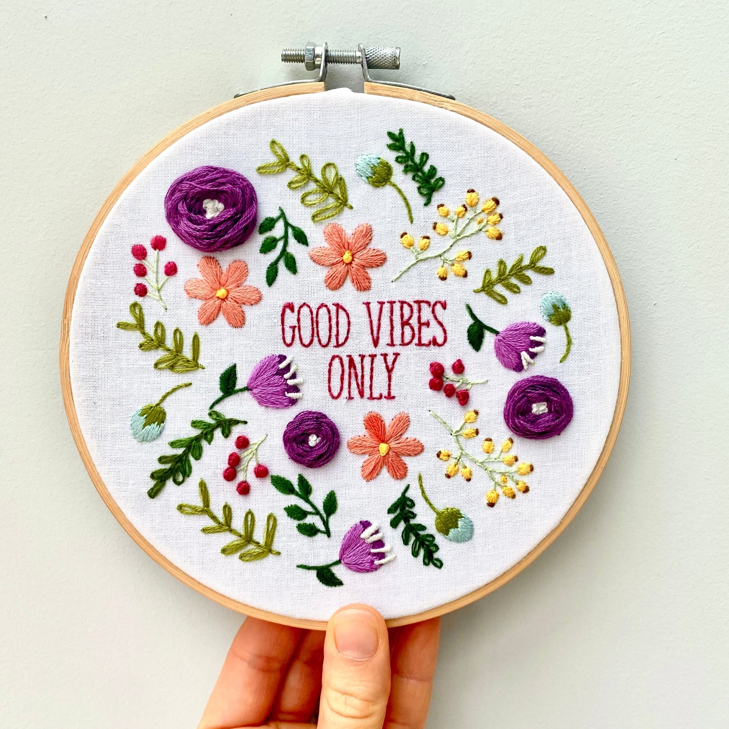 Good Vibes Embroidery Kit