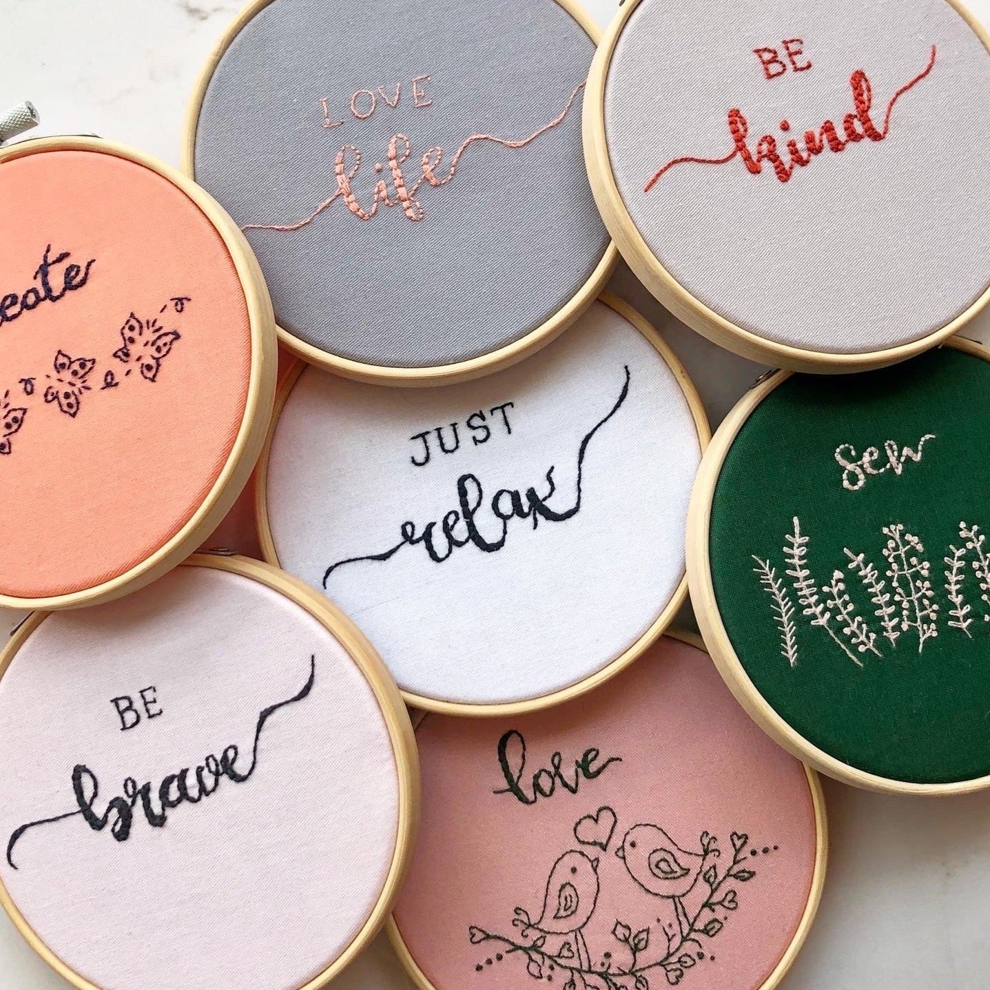 Handmade Embroidered Wall Hanging