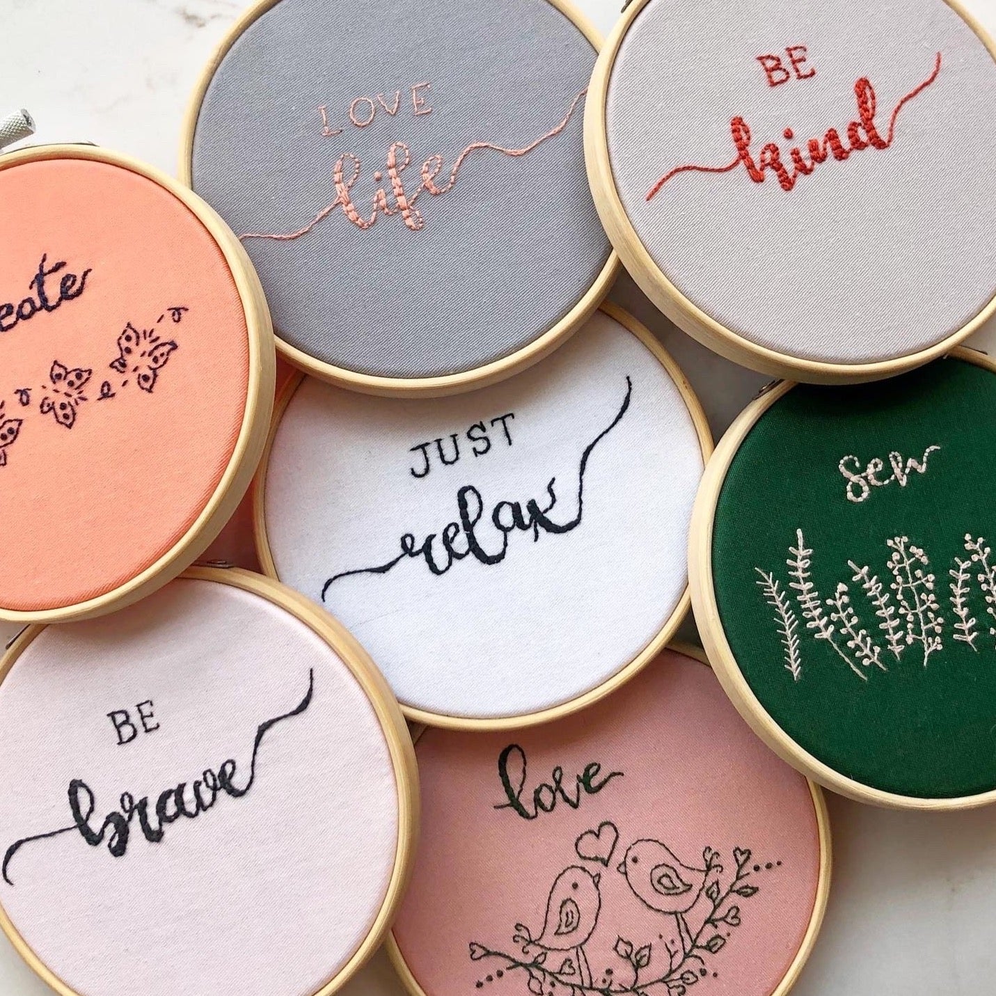Handmade Embroidery Hoops