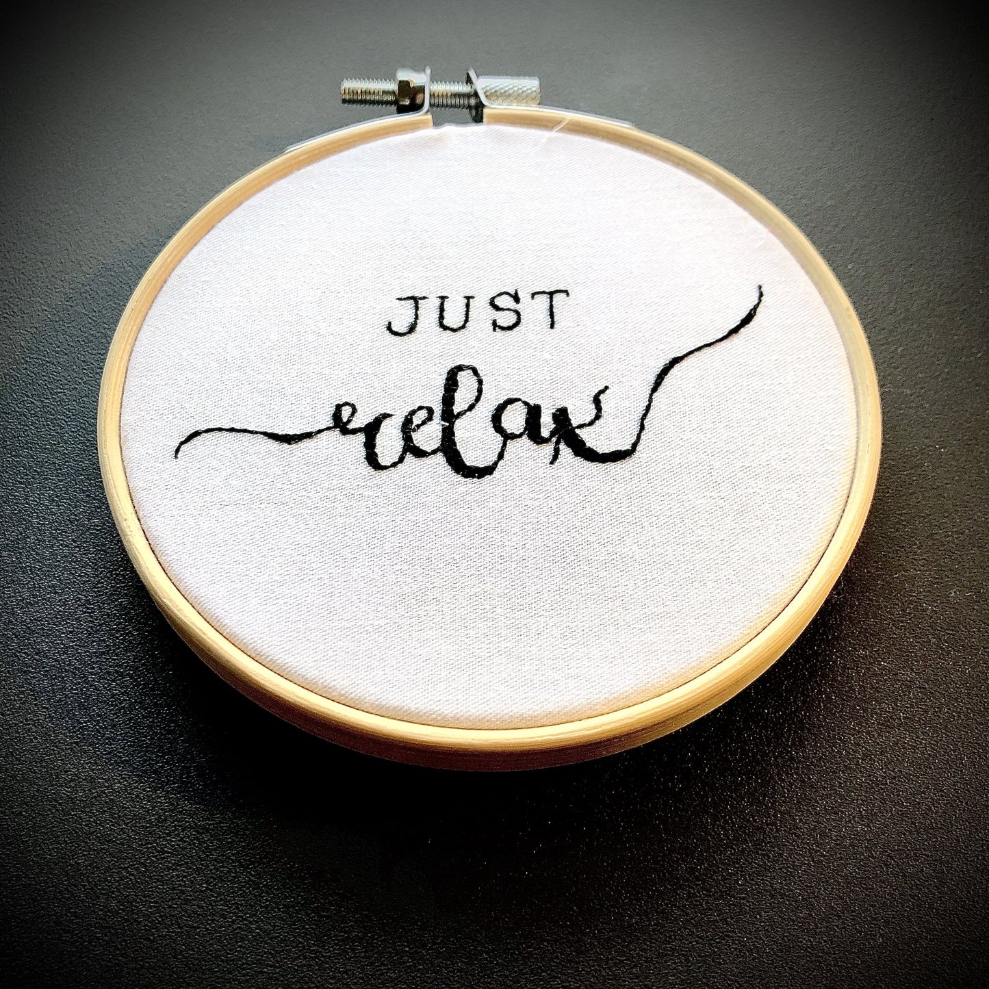 Handmade Just Relax Wall Hanging