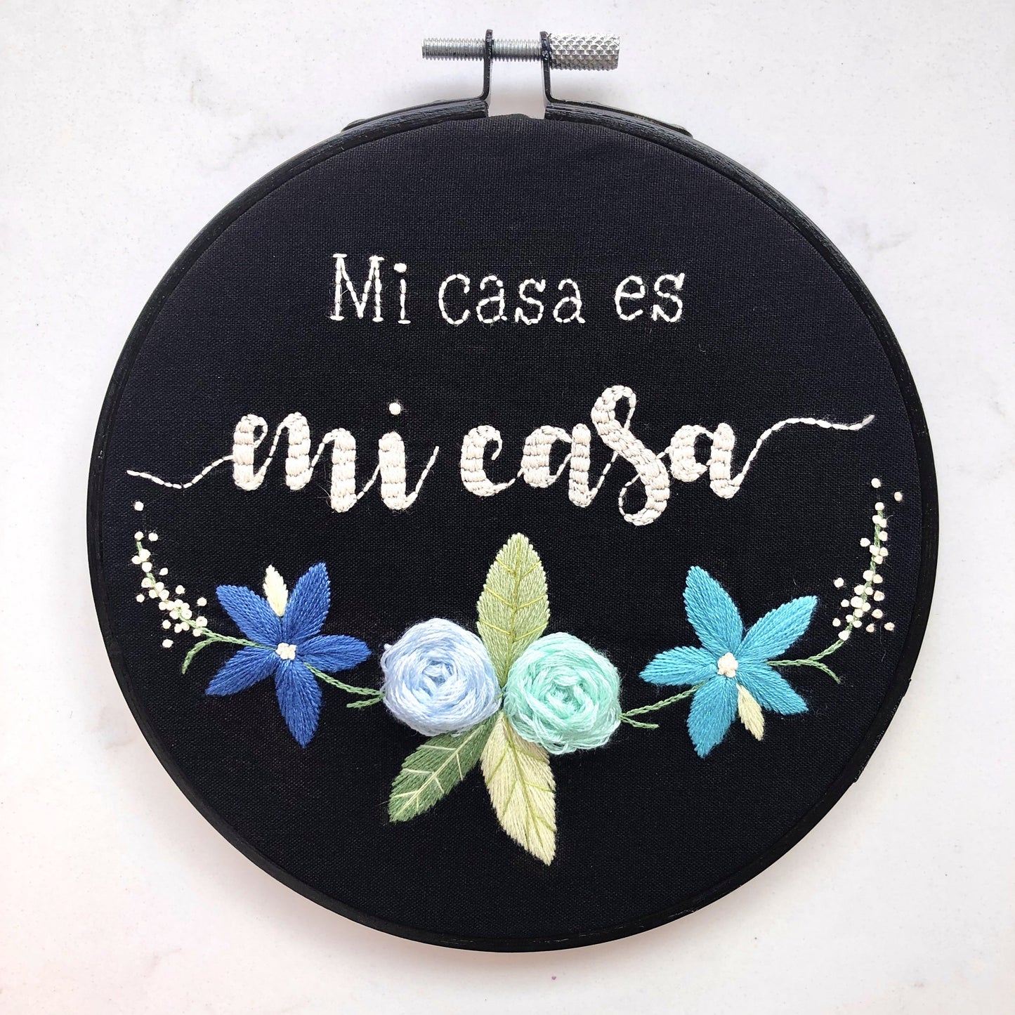 Mi Casa Embroidery Hoop