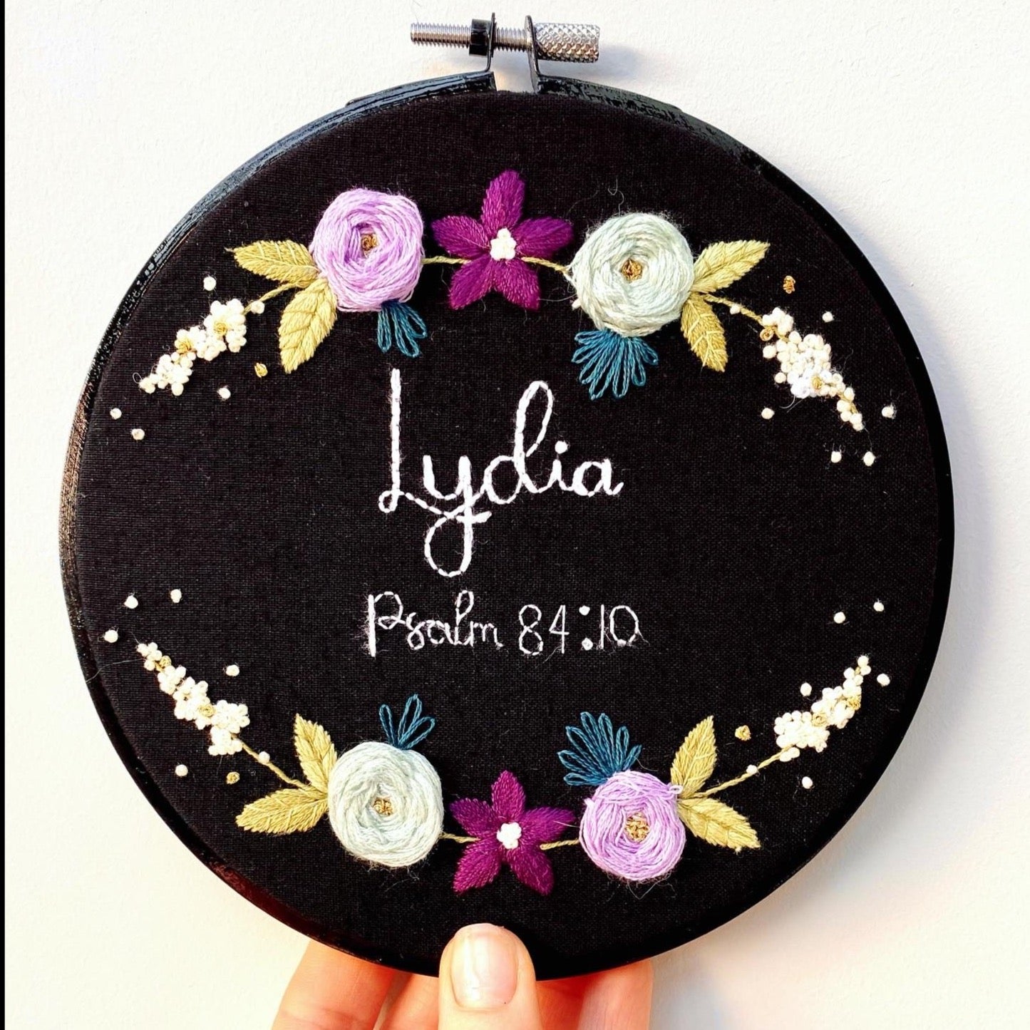 New baby embroidery hoop