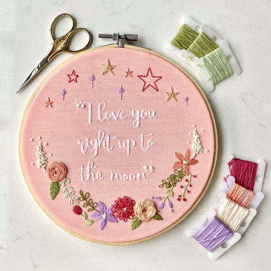 Quote Embroidery Hoop