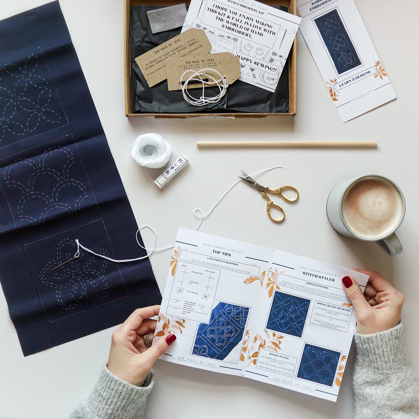 Learn Sashiko Embroidery