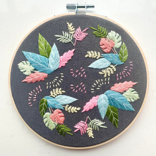Spring Foliage Embroidery Kit