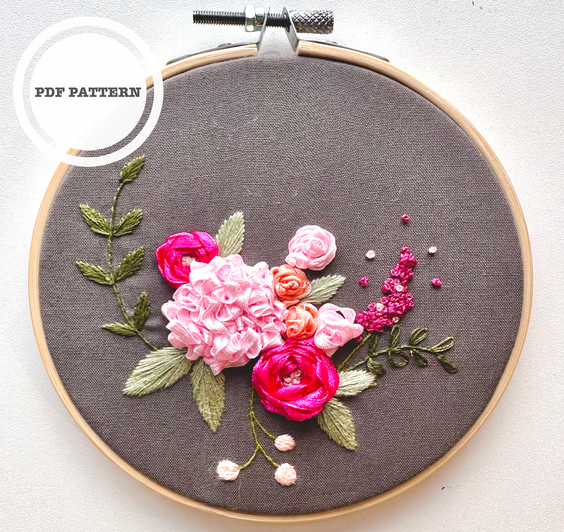 Ribbon Embroidery Flower Kit