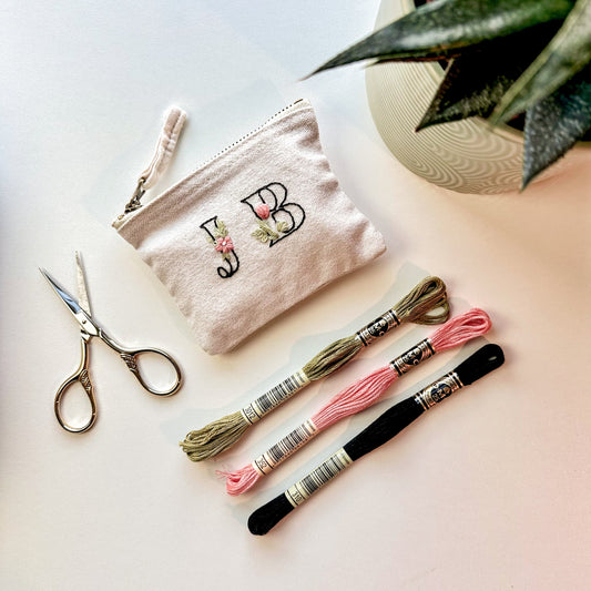 Personalised embroidery kit