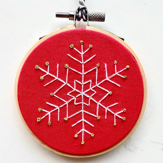 Snowflake Embroidery Kit