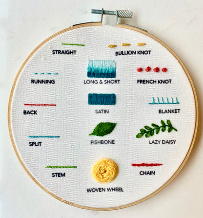 Learn 14 Hand Embroidery Stitches