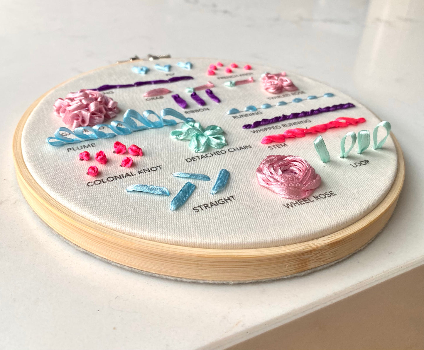 beginners ribbon embroidery