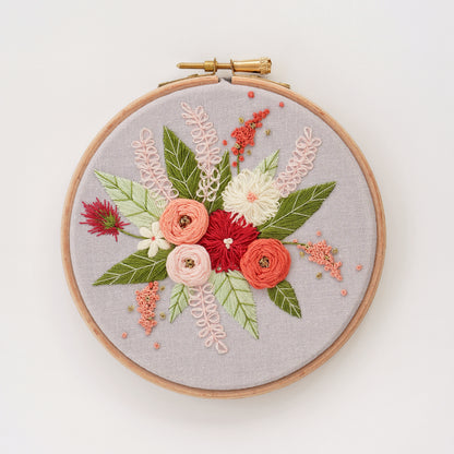 Floral - Hand Embroidery Kit